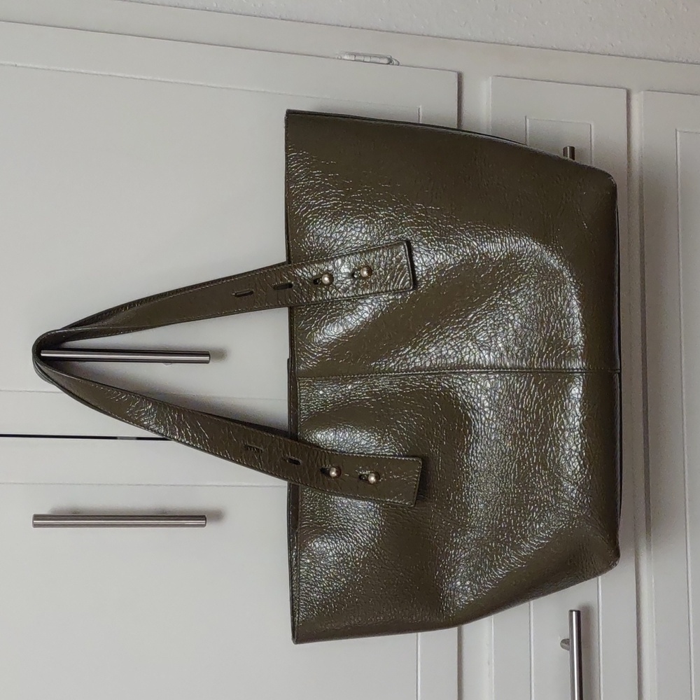 Frame Les Second Olive Green Tote Bag - Picture 4 of 11